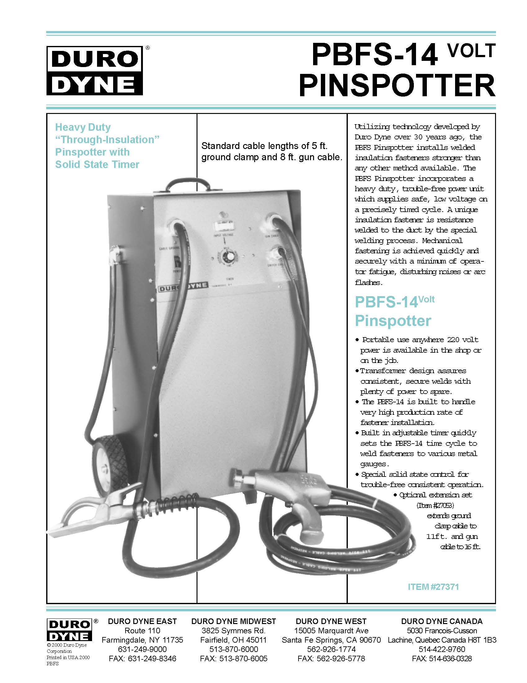 PBFS-14 Pinspotter