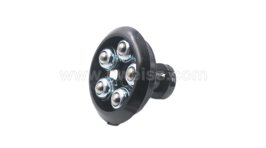 L-642006 Floating Head Assembly (Vulcan 2900, 2000 & 2100) Includes (1) Floating Head Weldment, (2) Set Screws, (5) Hex Nuts, (5) Lock Washers, (5) Ball Casters