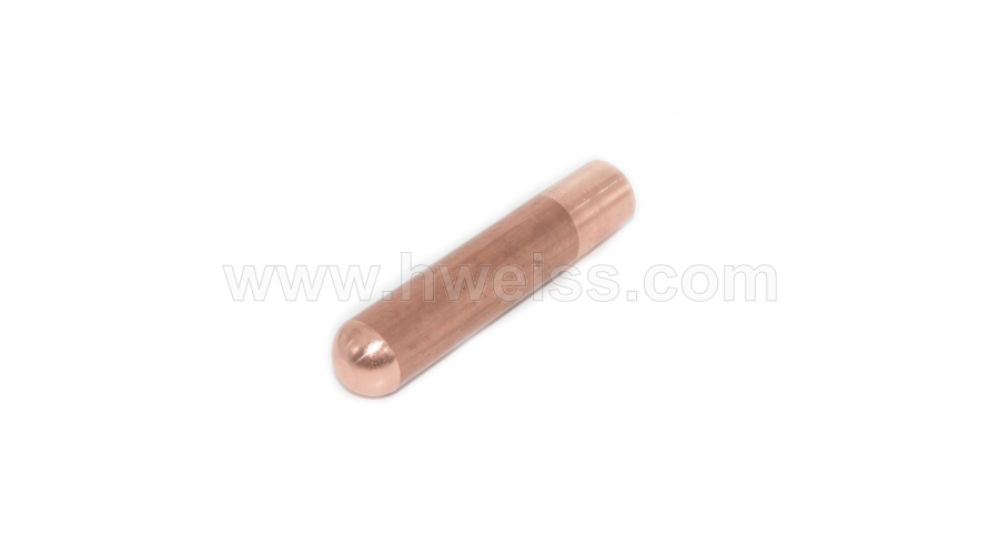 Dome Nose Tip - #2 Morse (5 RW) Taper - 2 Inch Long