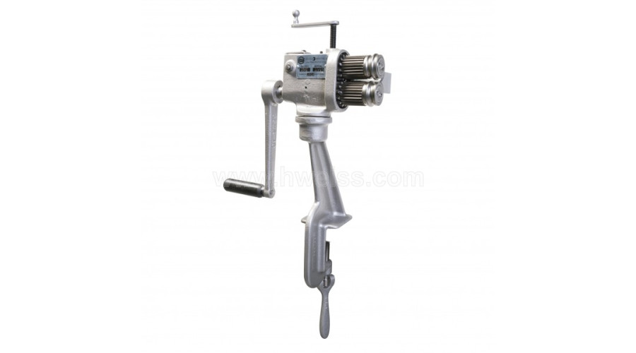 RW 0581 Bead/Crimp Machine with Ogee Bead & Crimping Rolls, Collar and Stand (24 Ga. Cap.)