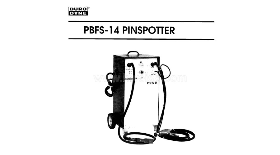Duro Dyne PBFS-14 Volt Pinspotter