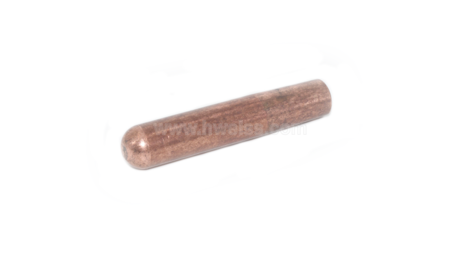 Dome Nose Tip - #1 Morse (4 RW) Taper - 2-1/2 Inch Long