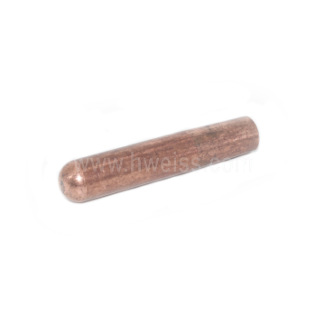 Dome Nose Tip - #1 Morse (4 RW) Taper - 2-1/2 Inch Long